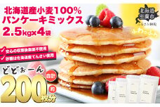 北海道パンケーキミックス 10kg 【 ふるさと納税 人気 おすすめ ランキング パンケーキミックス パンケーキ ミックス 小麦 小麦粉 粉 穀物 国産 北海道産 こむぎ こむぎこ デザート ギフト 贈答 プレゼント 贈り物 北海道 室蘭市 送料無料 】 MROBI008