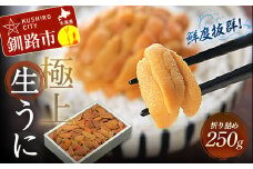 【鮮度抜群！極上生えぞバフンうに】生うに折250g ふるさと納税 うに F4F-3210