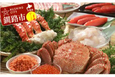 【海鮮魚卵豪華セットC】ボイル毛がに2.0kg（5尾）・ボイルタラバ脚1.0kg×2・イクラ・たらこ・明太子・ズワイ蟹ポーション・ホタテ玉冷凍 F4F-5327