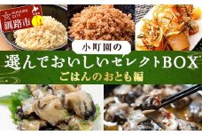 小町園の選んでおいしいセレクトBOX【ごはんのおとも編】 松前漬け 紅鮭 ほたて ツブ貝 つぶ アヒージョ ご飯のお供 おかず 選べる 釧路 F4F-2451