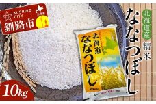 精米仕立て発送 北海道産ななつぼし 10kg 北海道 白米 米 コメ こめ お米 F4F-8213