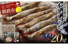 本ししゃも オス20尾 釧路産 本ししゃも 魚 ししゃも 魚好きのオス 魚介 グルメ シシャモ 北海道産 国産 魚 魚介 海の幸 F4F-8435