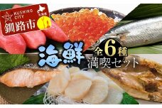 海鮮満喫セット ほっけ いくら たらこ ほたて  鮭 さんま レンチン 釧路 北海道 F4F-8441
