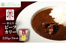 帯広牛ビーフカリー　220g×3セット【1295500】