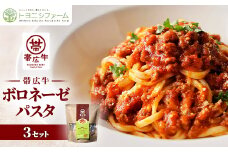帯広牛ボロネーゼパスタ×3セット【1295502】