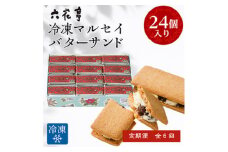 ＜毎月定期便＞六花亭・冷凍マルセイバターサンド 24個入全6回【4011962】