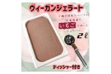 北海道産いちごヴィーガンジェラート2Lディッシャー付き【1489410】