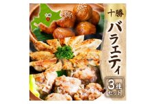 掛村 十勝バラエティセット 3種 北海道産豚肉使用 北海道 帯広市【1555501】
