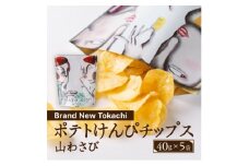ポテトけんぴチップス(山わさび) 5袋＜Brand New Tokachi＞【1607796】