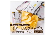 ポテトけんぴチップス(ストロングガーリック) 5袋＜Brand New Tokachi＞【1607800】