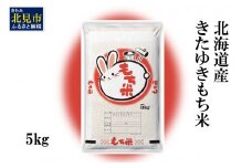 北海道産 きたゆきもち米 5kg ( もち米 お米 北海道産 赤飯 お菓子 おこわ)【061-0003】