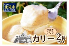 クリシュナ 冬のオホーツク白い大地のカリー2食セット 手焼きナン付 ( カレー インド インドカレー スパイス ナン チキン 鶏肉 )【127-0004】