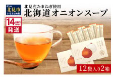 《14営業日以内に発送》大地の恵み北海道オニオンスープ 12袋×2箱 ( スープ オニオンスープ 玉葱 タマネギ たまねぎ 即席 ふるさと納税 )【125-0023】