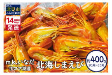 《14営業日以内に発送》サロマ湖産 北海しまえび 約400g 20尾～35尾 ( 海老 エビ 魚介類 冷凍 )【113-0010】