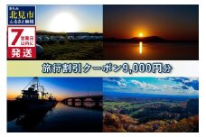 《7営業日以内に発送》【北海道北見市】旅行割引クーポン9,000円分 ( 旅行 観光 温泉 宿泊 チケット )【194-0001】