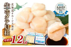 【2025年9月発送】北海道オホーツク海産 ホタテ貝柱 1.2kg 生食用 ( 海鮮 魚介 魚介類 貝 ほたて 刺身 貝柱 海鮮丼 贈答 ギフト 小分け 帆立貝柱 人気 ふるさと納税 ホタテ )【037-0009】