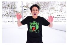 メロン熊　ロックなTシャツ（Sサイズ） W7