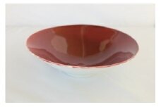 辰砂釉の陶芸作品「鉢」【18112】