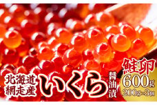 ＜網走産＞いくら醤油漬(鮭卵)600g（200g×3）【 ふるさと納税 人気 おすすめ ランキング イクラ 醤油漬け いくら醤油漬 イクラ醤油漬 いくら醤油漬け イクラ醤油漬け 鮭いくら 鮭イクラ 鮭 鮭卵 いくら 醤油鮭いくら 醤油鮭イクラ さけ サケ 鮭 醤油漬 600g 海鮮 新鮮 小分け 冷凍 オホーツク 北海道 網走市 送料無料 】 ABW014
