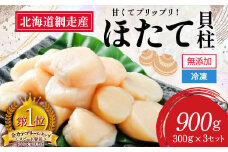 【新物先行予約】網走前浜産 無添加ホタテ貝柱 900g (300g×3)（2025年10月より順次発送） 【 ホタテ ほたて 帆立 貝柱 ホタテ貝柱 ほたて貝柱 帆立貝柱 玉冷 ホタテ玉冷 ほたて玉冷 帆立玉冷 刺身 ホタテ刺身  刺身ホタテ ほたて刺身 刺身ほたて 帆立刺身 北海道 国産 北海道産 魚介 魚介類 海鮮 小分け 天然 送料無料 人気 ランキング おすすめ 】 ABAI001
