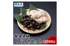 帆立玉冷500gとしじみ500gセット 【 ふるさと納税 人気 おすすめ ランキング ホタテ 帆立 玉冷 ほたて しじみ 貝 貝柱 網走産 冷凍 北海道 網走市 送料無料 】 ABX066