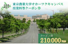 東京農業大学オホーツクキャンパス授業料等210,000円分クーポン券 【 ふるさと納税 人気 おすすめ ランキング 授業料等 大学 東京農業大学 東農大 東京農業 オホーツク キャンパス クーポン 券 学生 北海道 網走市 】 ABBD007