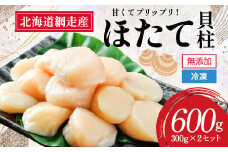 【新物先行予約】網走前浜産 無添加ホタテ貝柱【 600g (300g×2) 】（2025年10月より順次発送） 【 ホタテ ほたて 帆立 貝柱 ホタテ貝柱 ほたて貝柱 帆立貝柱 玉冷 ホタテ玉冷 ほたて玉冷 帆立玉冷 刺身 ホタテ刺身 刺身ホタテ ほたて刺身 刺身ほたて 帆立刺身 北海道 国産 北海道産 魚介 魚介類 海鮮 小分け 天然 送料無料 人気 ランキング おすすめ 】ABAI037