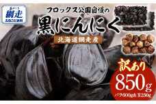 【先行予約】【訳あり】フロックス公園自慢の黒にんにく（2025年8月より発送予定） 【 ふるさと納税 人気 おすすめ ランキング にんにく ニンニク 黒にんにく 黒ニンニク 野菜 網走産 ギフト 贈り物 贈答 オホーツク 北海道 網走市 送料無料 】 ABBJ001