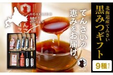 北海道てんさい黒みつギフト《9種セット》 【 ふるさと納税 人気 おすすめ ランキング 黒みつ 黒蜜 蜜 みつ てんさい黒みつ てんさい黒蜜 甜菜黒蜜 てんさい 甜菜 シロップ てんさい含蜜糖 ギフト 贈答 贈り物 プレゼント 自宅用 セット 詰合せ 北海道 網走市 送料無料 】 ABBK002