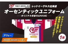 2025-2026シーズン オーセンティックユニフォーム・アウェー・オリジナル背番号＆NAME　T018-007