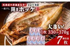 【北海道 の 居酒屋 気分!】一夜干し 開き ホッケ（7枚）