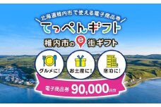  【ふるさと納税】稚内市e街ギフト 90,000円分