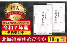 先行予約【 令和 ７ 年 １１月発送 】 令和7年産北海道産ゆめぴりか10kg(5kg×2袋) 【美唄市産】