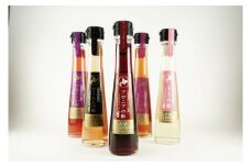 フルーツ酢 5種セット ( さくらんぼ ・ プラム ・ プルーン ・ 桃 ・ アロニア ) 北海道 芦別市 大橋さくらんぼ園[№5342-0046]