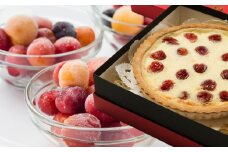 冷凍さくらんぼ 160g×3パック・ さくらんぼチーズタルト 北海道 芦別市 大橋さくらんぼ園[№5342-0049]