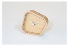 【ウッドデザイン賞受賞】 木製 時計 rotation blue 北海道 芦別市 滝澤ベニヤ [№5342-0073]