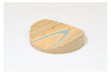 【ウッドデザイン賞受賞】 木製 トレイ mokume blue 北海道 芦別市 滝澤ベニヤ [№5342-0103]