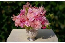 プリザーブドフラワー Calm pink 【花季・YANASE design.】 北海道 芦別市 [№5342-0151]
