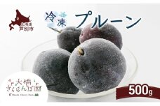 冷凍プルーン 500g 冷凍 プルーン 果物 くだもの フルーツ 旬の果物 旬のフルーツ 大橋さくらんぼ園 果物類 フルーツ デザート 完熟 急速冷凍 新鮮 美味しい 人気 冷凍配送 北海道 芦別市[№5342-0763]