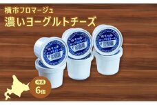 冷凍ヨーグルトチーズ 6個 横市フロマージュ 冷凍 ヨーグルトチーズ ヨーグルト チーズ 乳製品 濃厚 北海道 芦別市[№5342-0785]