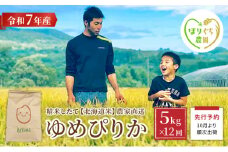 【12ヶ月定期便】北海道赤平産ゆめぴりか5kg 令和7年産 先行予約 先行受付 精米したて直送 米 白米 精米 定期便 北海道 赤平市