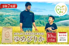 【6ヶ月定期便】北海道赤平産ゆめぴりか10kg 令和7年産 先行予約 先行受付 精米したて直送 5kg 2袋 米 白米 精米 定期便 北海道 赤平市