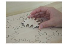 考えるおもちゃ　ギアパズル・ワイド 工芸品 玩具 