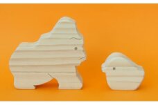 Animalつみき 恐竜つみき アウトレット品4種セット 工芸品 インテリア 玩具 おもちゃ 
