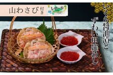 15-260 いくら醤油とずわい甲羅めしセット | 山わさび付