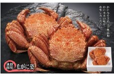 50-72 【北海道産】毛がに姿 2尾計約1.0kg　【無添加】 ｜かに 毛がに 高品質