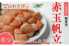 22-105 【希少】お刺身用 赤帆立800g　｜北海道産　グルメ　海鮮丼