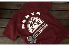 17-72 ゆるキャラ紋太グッズ(Tシャツ[バーガンディーL]、ぬいぐるみ小)