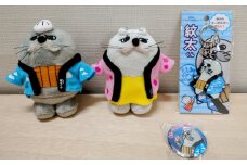 15-216 ゆるキャラ紋太・べつこグッズ(ぬいぐるみ小×2、PVCキーチェーン、缶バッジ)