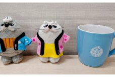 15-217 ゆるキャラ紋太・べつこグッズ(ぬいぐるみ小×2、マグカップ[ブルー］)